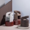377995 N 377995 B 377995 D 02 SF Lanor eetkamerstoel grove boucle naturel bruin donkerbruin vierkant