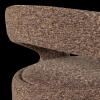 377995 B 06 VS Lanor eetkamerstoel grove boucle bruin C2