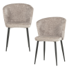 377986 B 01 VS Luse eetkamerstoel velvet beige set van 2 FA