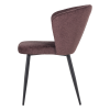 377986 P 04 VS Luse eetkamerstoel velvet paars set van 2 L1